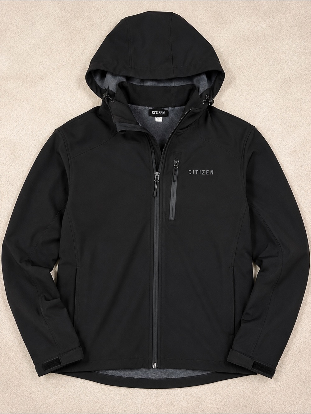 *RARE* GPSCoordinates Franklin, TN Citizen Men’s Black Hooded Performance Jacket